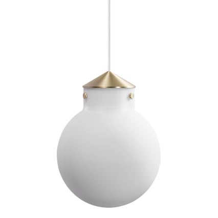 Nordlux - Chandelier on a string RAITO 1xE27/25W/230V brass/white