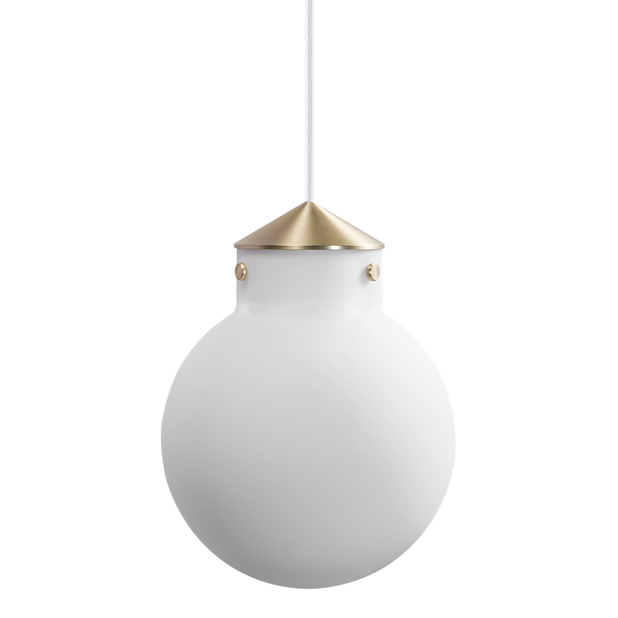 Nordlux - Chandelier on a string RAITO 1xE27/25W/230V brass/white