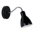 Nordlux - CYCLONE Wall Lamp 1x E14/15W/230V, Black