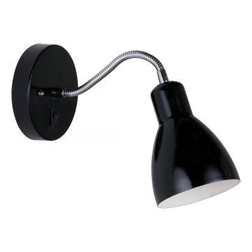 Nordlux - CYCLONE Wall Lamp 1x E14/15W/230V, Black