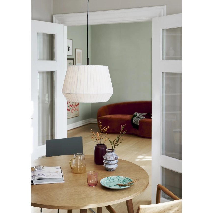 Nordlux - DICTE Cable Pendant 1xE27/60W/230V Ø40 cm White