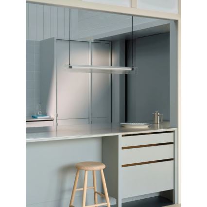 Nordlux - Dimmable LED cable pendant ALIANI LED/20W/230V 3000K black/clear