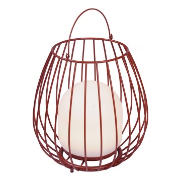 Nordlux - Dimmable LED outdoor portable lamp JIM TO-GO LED/3W/3,7V IP54 5000 mAh red