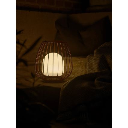 Nordlux - Dimmable LED outdoor portable lamp JIM TO-GO LED/3W/3,7V IP54 5000 mAh red