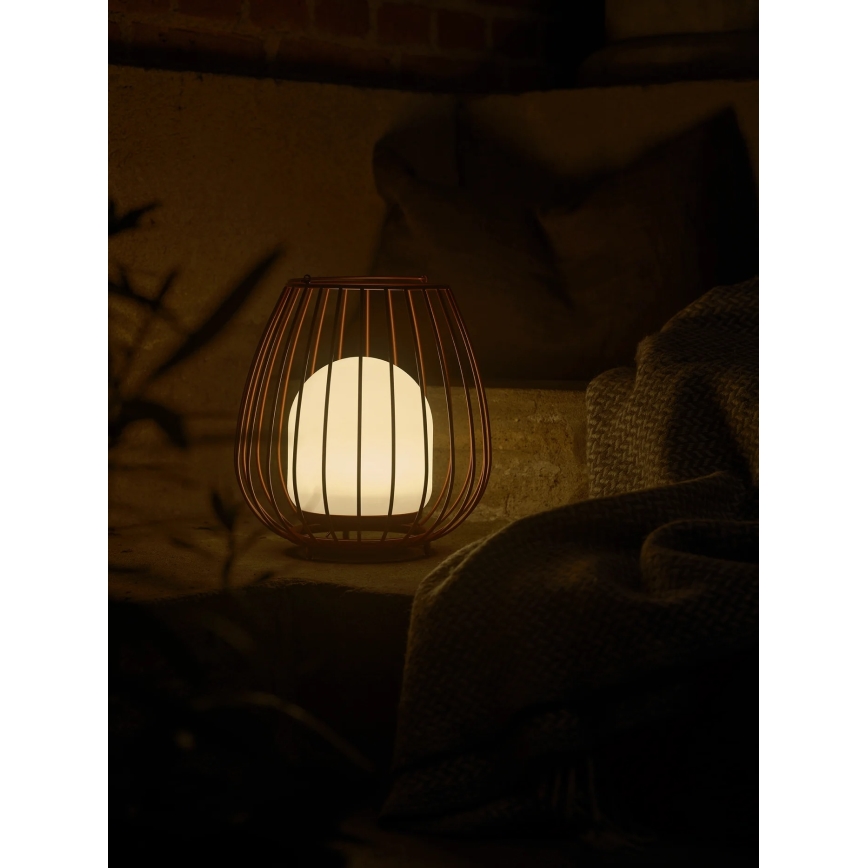 Nordlux - Dimmable LED outdoor portable lamp JIM TO-GO LED/3W/3,7V IP54 5000 mAh red