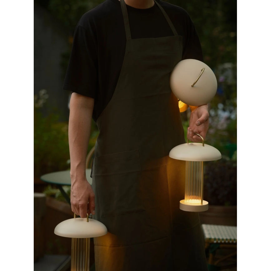 Nordlux - LED Dimmable Rechargeable Touch Table Lamp MIRANO LED/3W/3,7V beige