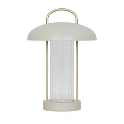 Nordlux - LED Dimmable Rechargeable Touch Table Lamp MIRANO LED/3W/3,7V beige