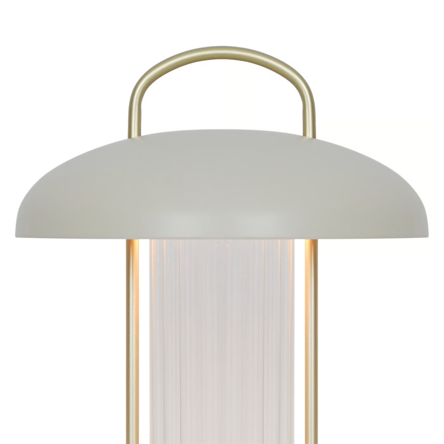 Nordlux - LED Dimmable Rechargeable Touch Table Lamp MIRANO LED/3W/3,7V beige
