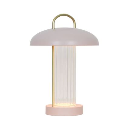 Nordlux - LED Dimmable Rechargeable Touch Table Lamp MIRANO LED/3W/3,7V Pink