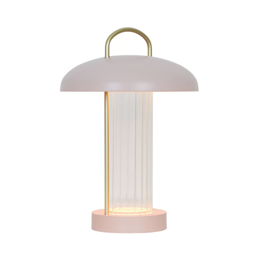 Nordlux - LED Dimmable Rechargeable Touch Table Lamp MIRANO LED/3W/3,7V Pink