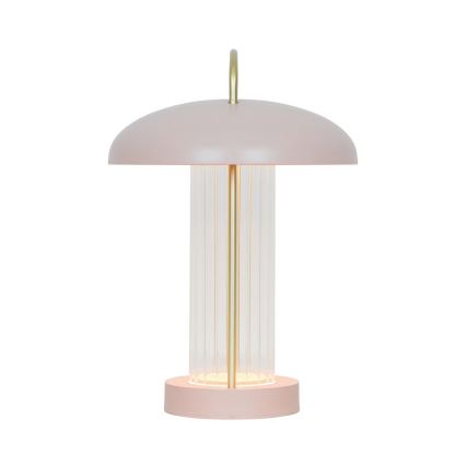Nordlux - LED Dimmable Rechargeable Touch Table Lamp MIRANO LED/3W/3,7V Pink