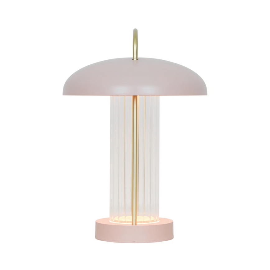 Nordlux - LED Dimmable Rechargeable Touch Table Lamp MIRANO LED/3W/3,7V Pink