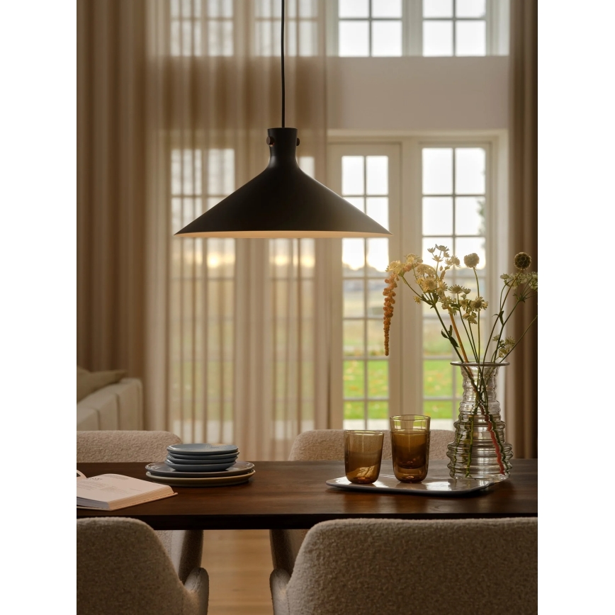 Nordlux - DORINA Cable Pendant 1xE27/60W/230V, Black, Ø 45 cm