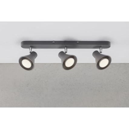 Nordlux - EIK Spotlight 3xGU10/35W/230V Grey