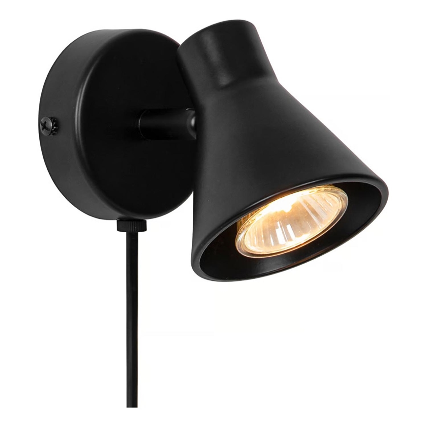 Nordlux - EIK Wall Light 1x GU10/35W/230V, Black
