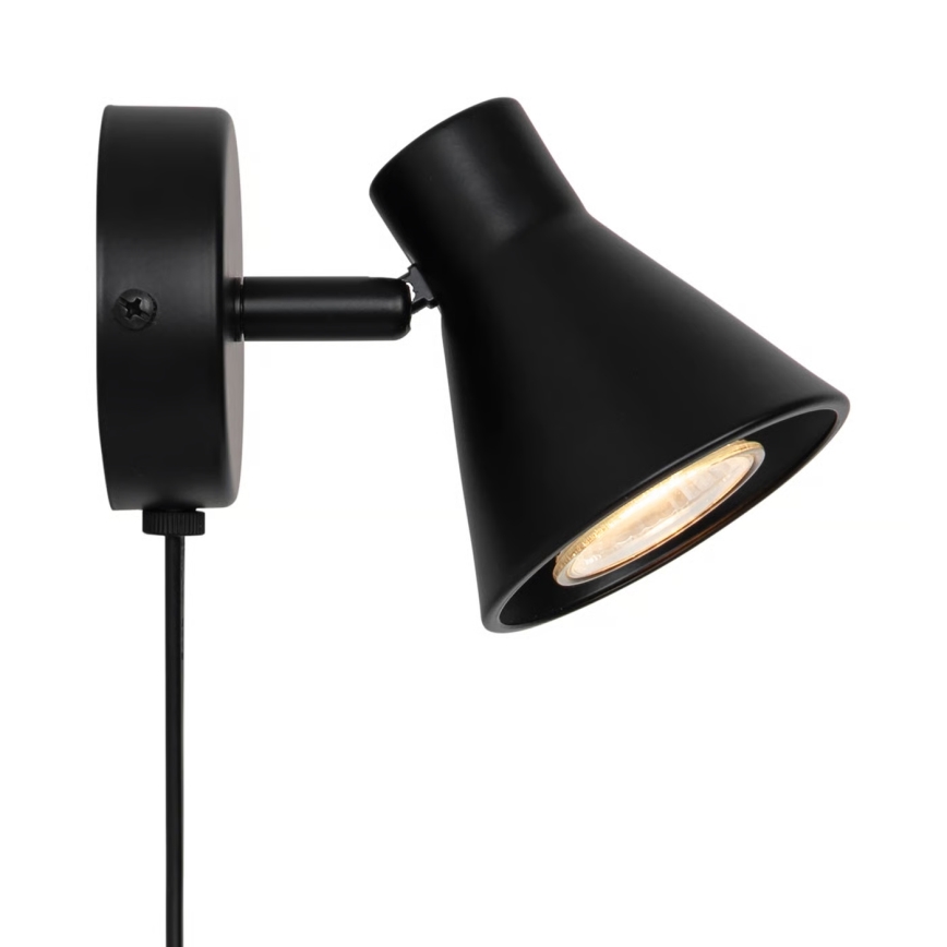 Nordlux - EIK Wall Light 1x GU10/35W/230V, Black