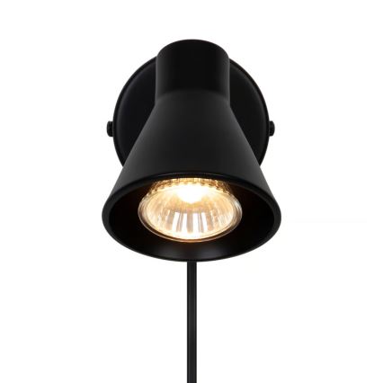 Nordlux - EIK Wall Light 1x GU10/35W/230V, Black