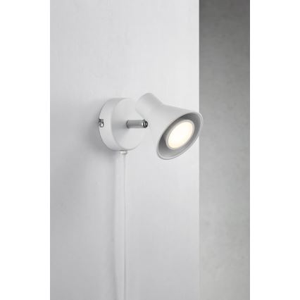 Nordlux - EIK Wall Light 1xGU10/35W/230V White