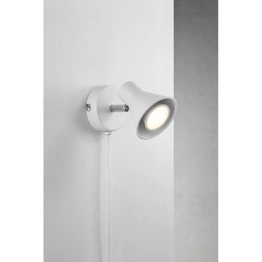 Nordlux - EIK Wall Light 1xGU10/35W/230V White