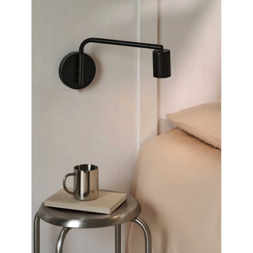 Nordlux - EXPLORE Wall Spotlight 1xGU10/5W/230V Black