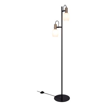 Nordlux - Floor lamp ARILD 2xE14/40W/230V black