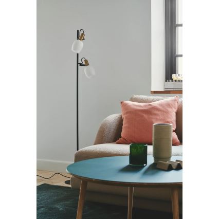 Nordlux - Floor lamp ARILD 2xE14/40W/230V black