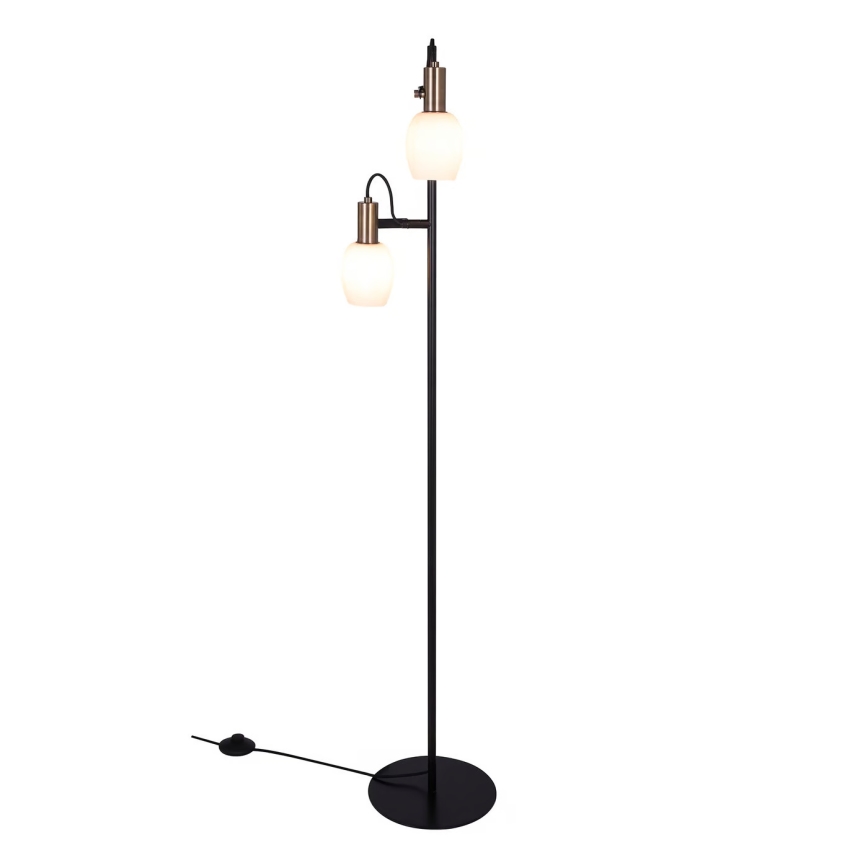 Nordlux - Floor lamp ARILD 2xE14/40W/230V black