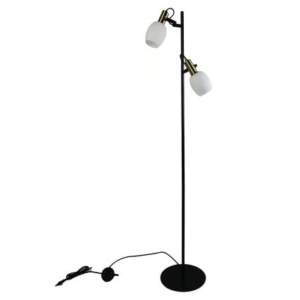 Nordlux - Floor lamp ARILD 2xE14/40W/230V black