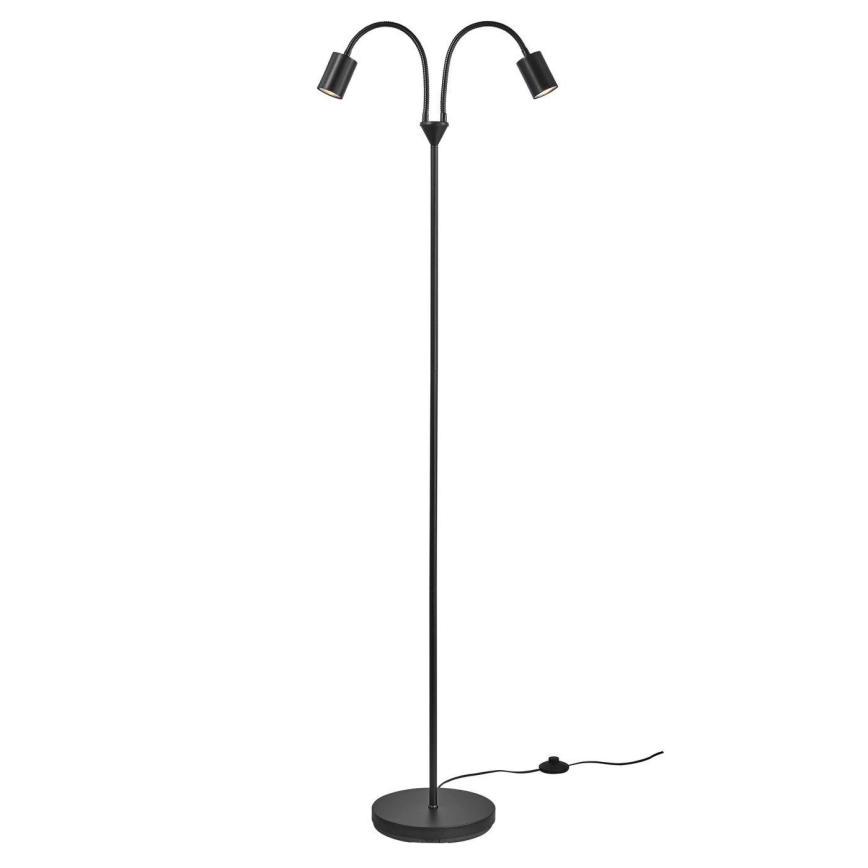 Nordlux - Floor lamp EXPLORE 2xGU10/7W/230V black