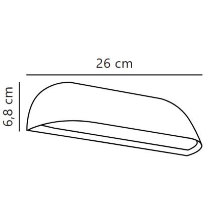 Nordlux - FRONT LED Outdoor Wall Light LED/9,5W/230V IP44