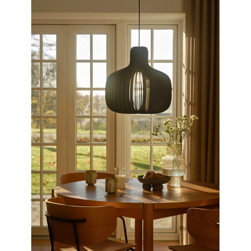 Nordlux - HAZO Cord-Hung Pendant Light 1xE27/60W/230V Black