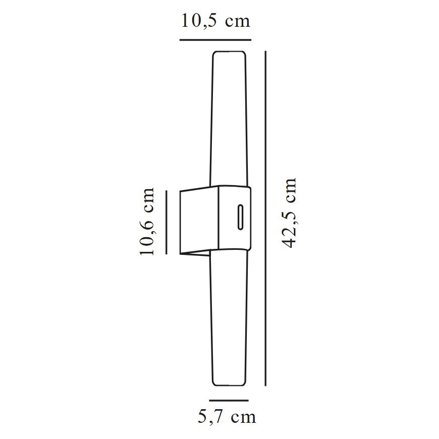 Nordlux - HELVA LED/9W/230V IP44 Bathroom Mirror Light