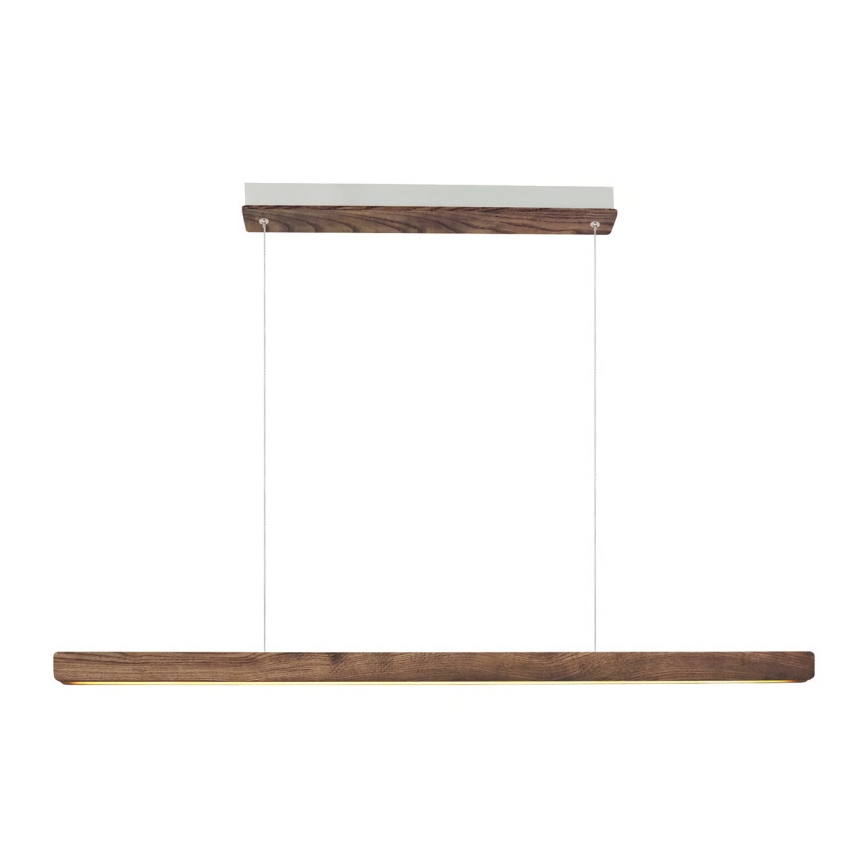 Nordlux - ILGAS LED Dimmable Cable-Suspended Pendant, LED/47W/230V, 3000K, Brown/Ash, 115 cm