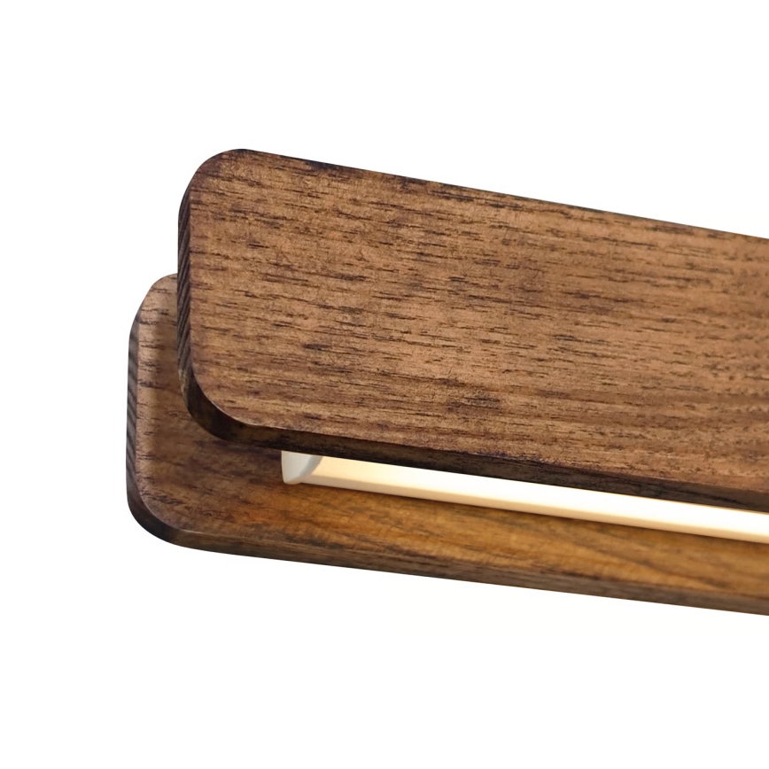 Nordlux - ILGAS LED Dimmable Cable-Suspended Pendant, LED/47W/230V, 3000K, Brown/Ash, 115 cm