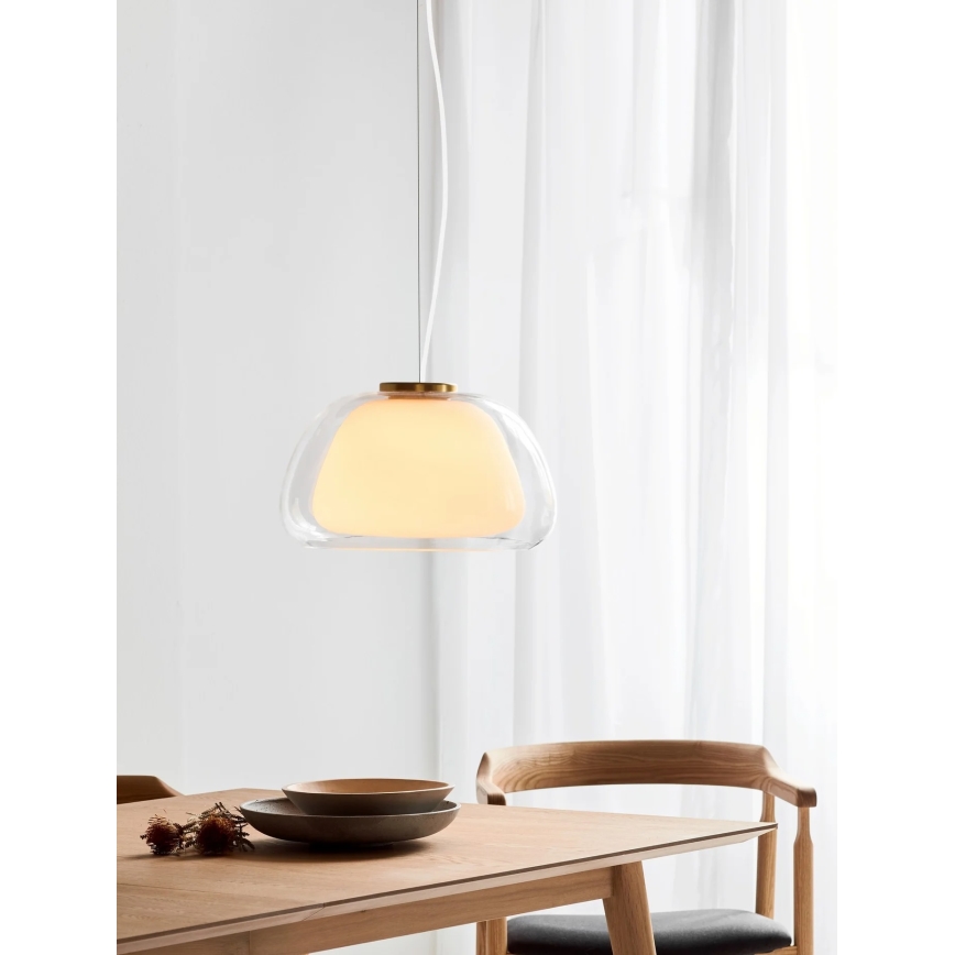 Nordlux - JELLY Cable Pendant Light 1xE27/40W/230V White/Clear
