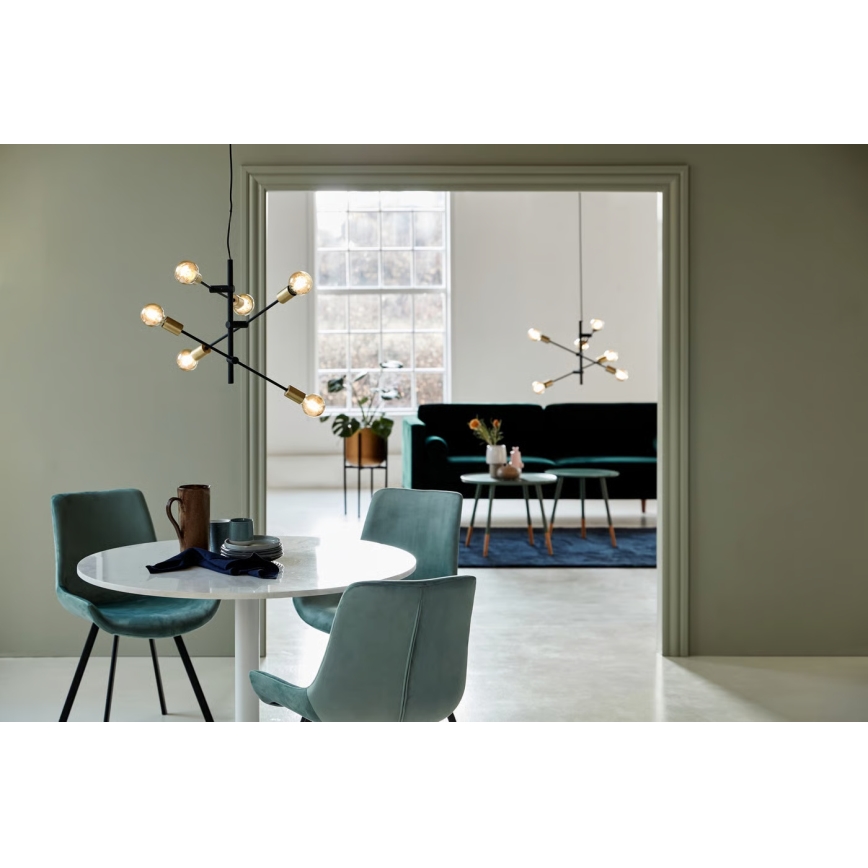 Nordlux - JOSEFINE cable-hung chandelier 6xE27/25W/230V