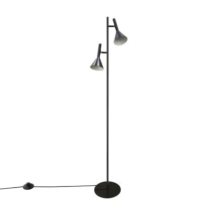 Nordlux - KELVIS Floor Lamp 2xGU10/12W/230V Black