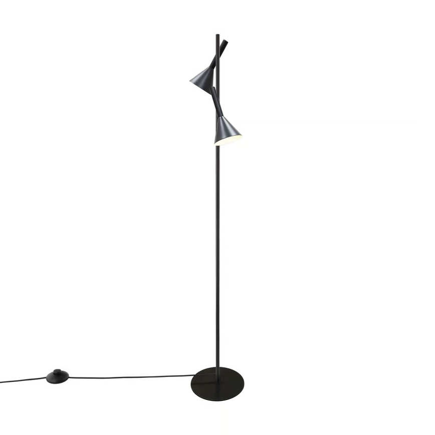 Nordlux - KELVIS Floor Lamp 2xGU10/12W/230V Black