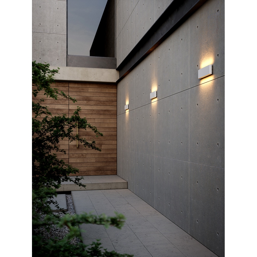 Nordlux - KINVER LED Outdoor Wall Light 10W/230V IP54 White