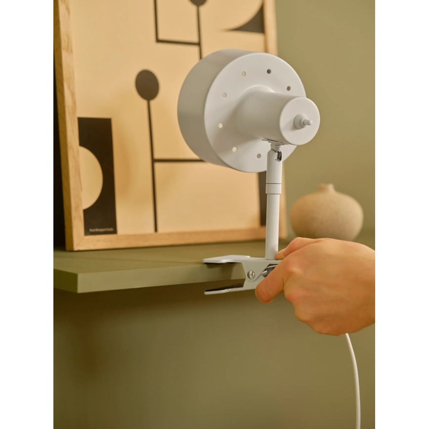 Nordlux - Lamp with a clip MATIS 1xE27/15W/230V white