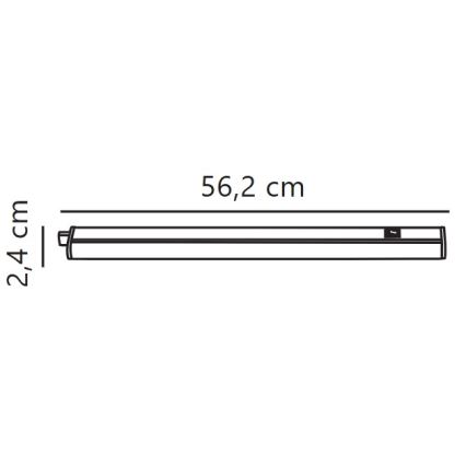 Nordlux - LATONA LED Dimmable Under-Cabinet Light, 8W/230V, 3000/4000K, 56.2 cm