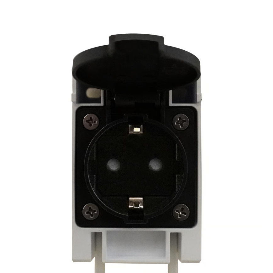 Nordlux - LED bathroom mirror light with integrated socket MALAIKA LED/15W/230V IP44 68,4 cm white