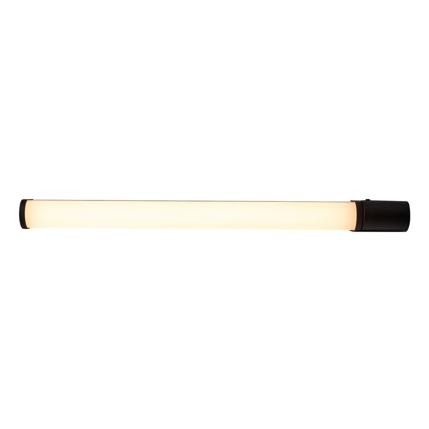 Nordlux - LED bathroom mirror light with integrated socket MALAIKA LED/15W/230V IP44 68.4 cm black
