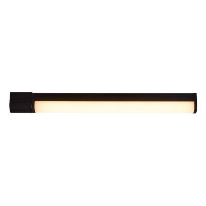 Nordlux - LED bathroom mirror light with integrated socket MALAIKA LED/15W/230V IP44 68.4 cm black