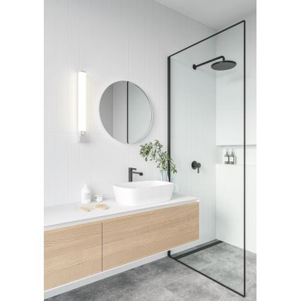 Nordlux - SJAVER LED Bathroom Mirror Light with Integrated Socket, 15W/230V, IP44, 60 cm, White