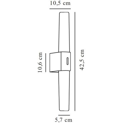 Nordlux - LED Bathroom mirror lighting HELVA LED/9W/230V 3000K IP44