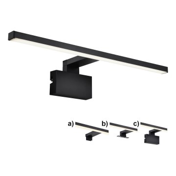 Nordlux - LED Bathroom mirror lighting MARLEE LED/8,9W/230V IP44 4000K 50 cm black