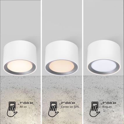 Nordlux - LED Bathroom spotlight LANDON LED/6,5W/230V IP44 white