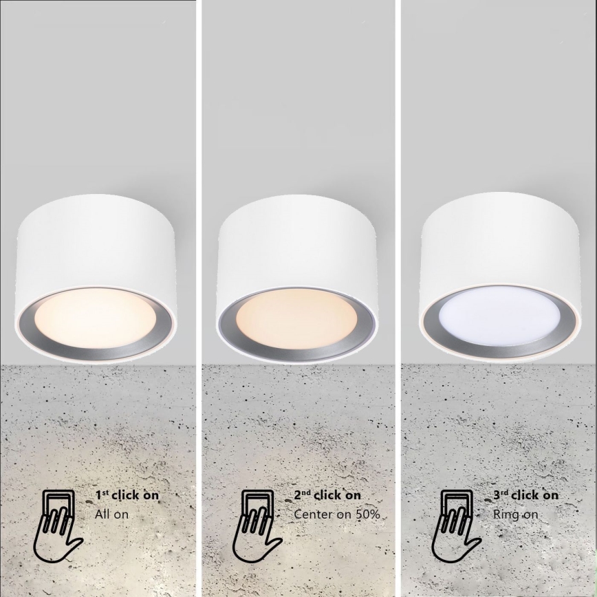Nordlux - LED Bathroom spotlight LANDON LED/6,5W/230V IP44 white