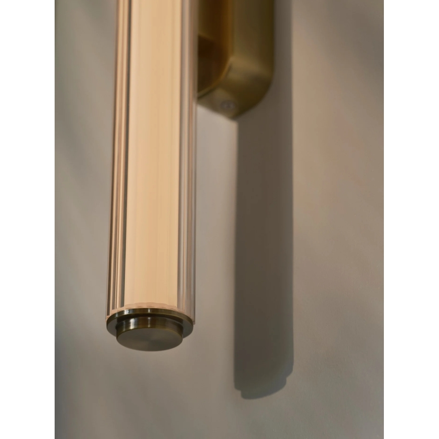 Nordlux - VIRELLE LED Dimmable Bathroom Wall Light LED/12W/230V 3000/4000K IP44 Brass